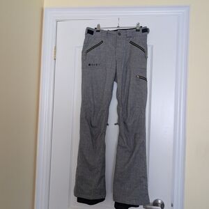 Roxy Gray Snow Pants Xs